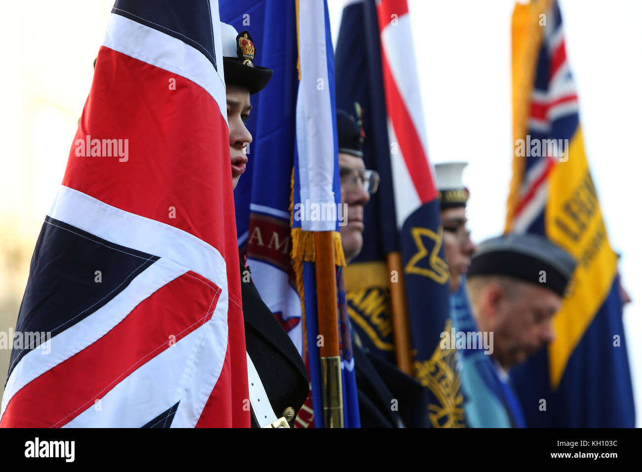 Bognor Regis, West Sussex, UK. Remembrance Sunday Parade and service attended by Nick Gibb, MP