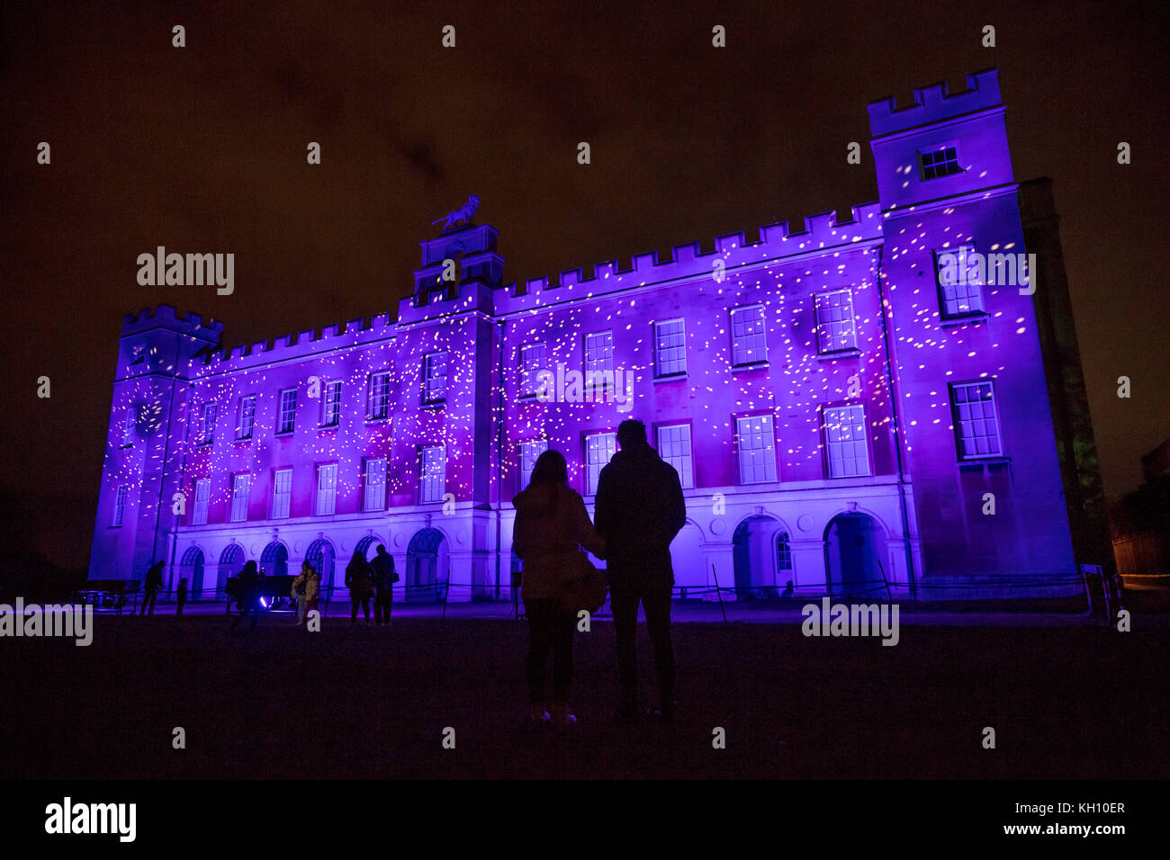 London, UK. 12th Nov, 2017. Spectacular light displays at Syon Park’s Enchanted Woodland illuminated event. Credit: Guy Corbishley/Alamy Live News Stock Photo