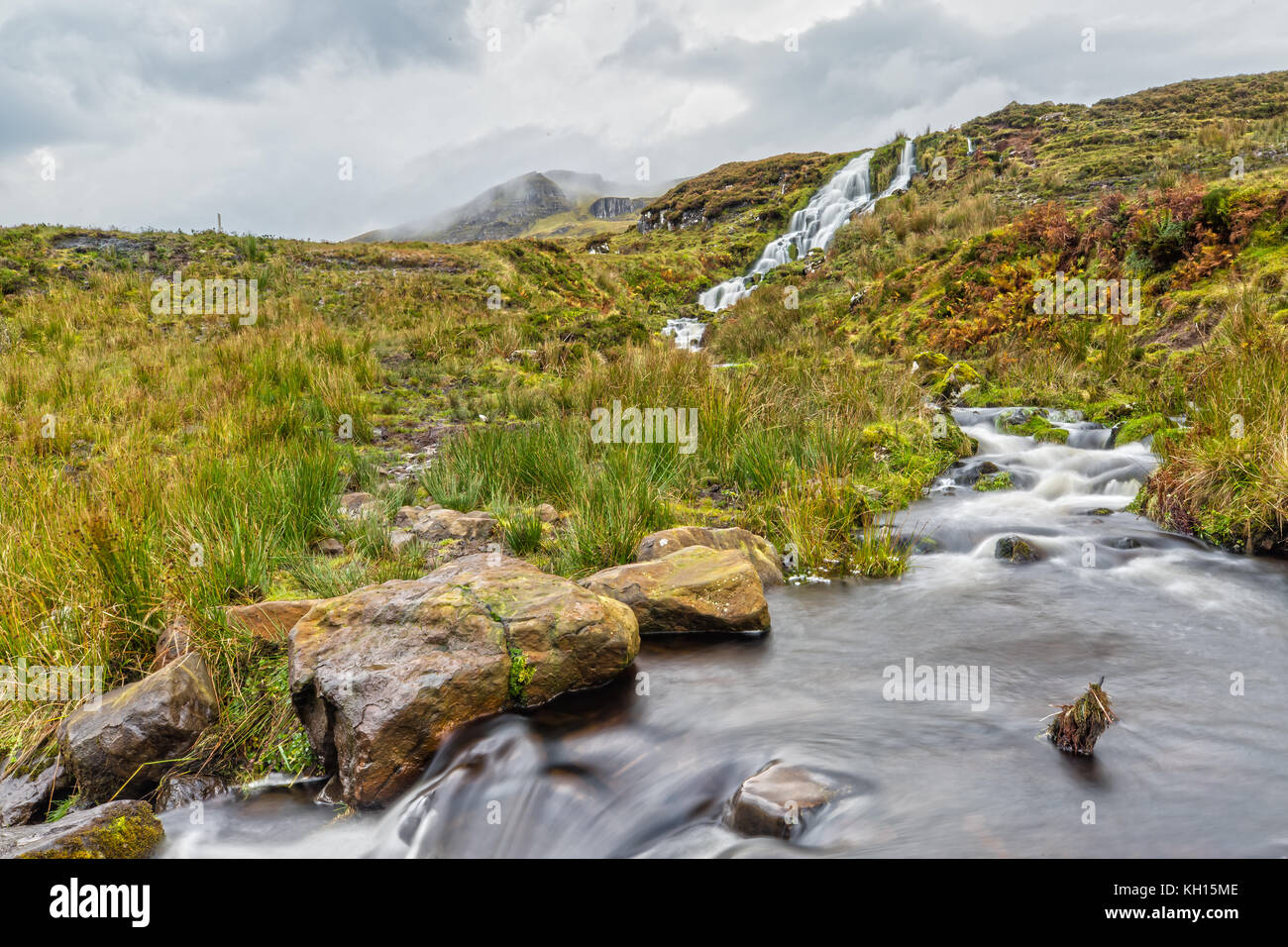 Panoramic Impression of the Isle of Skye in Scotland Stock Photo