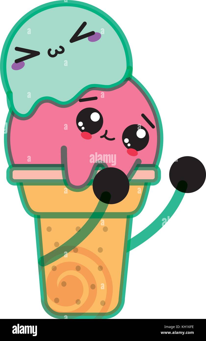 Isolated ice cream design Stock Vector Image & Art - Alamy