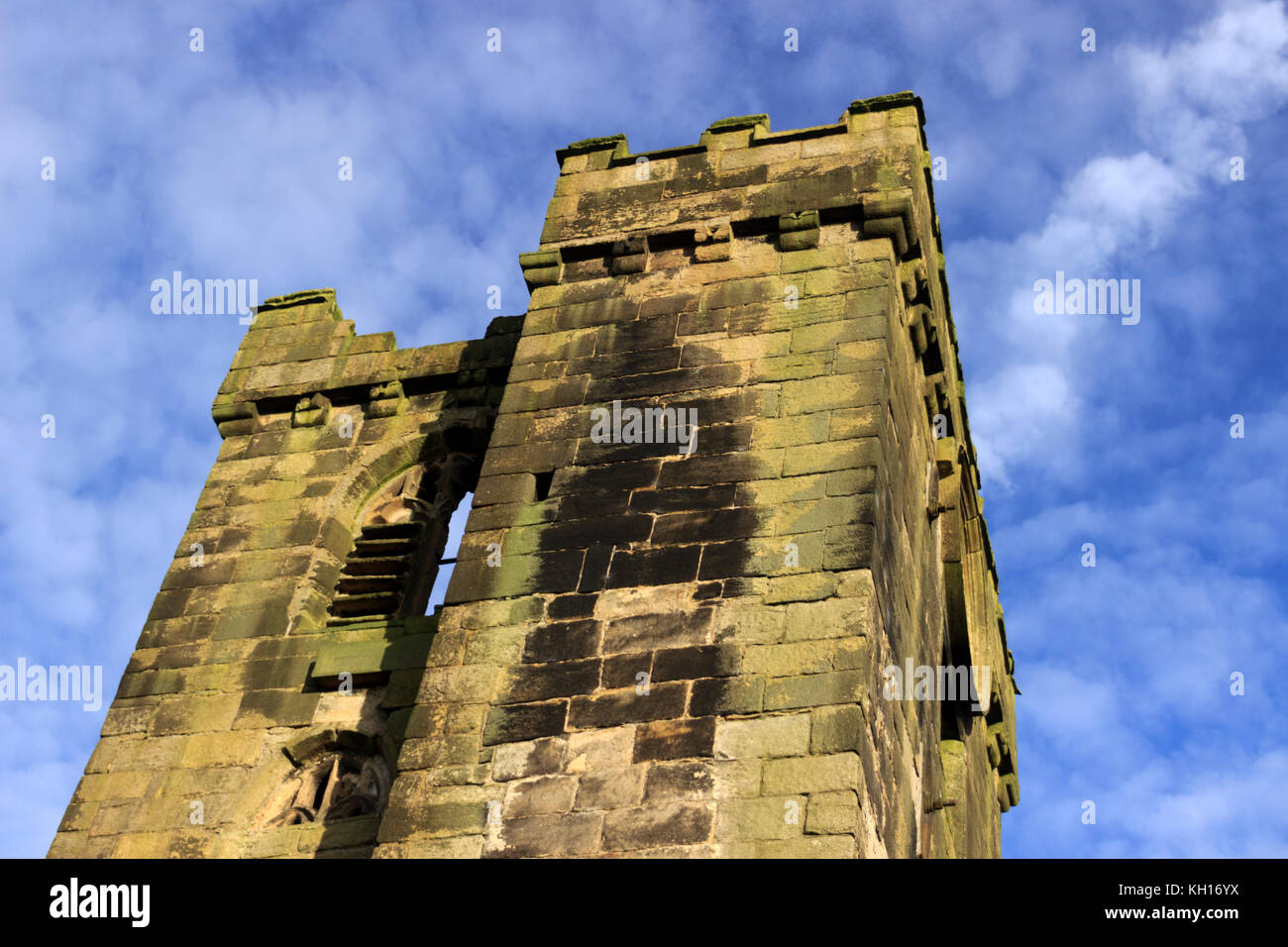 St. Thomas A Becket Church Tower, Heptonstall Stock Photo - Alamy