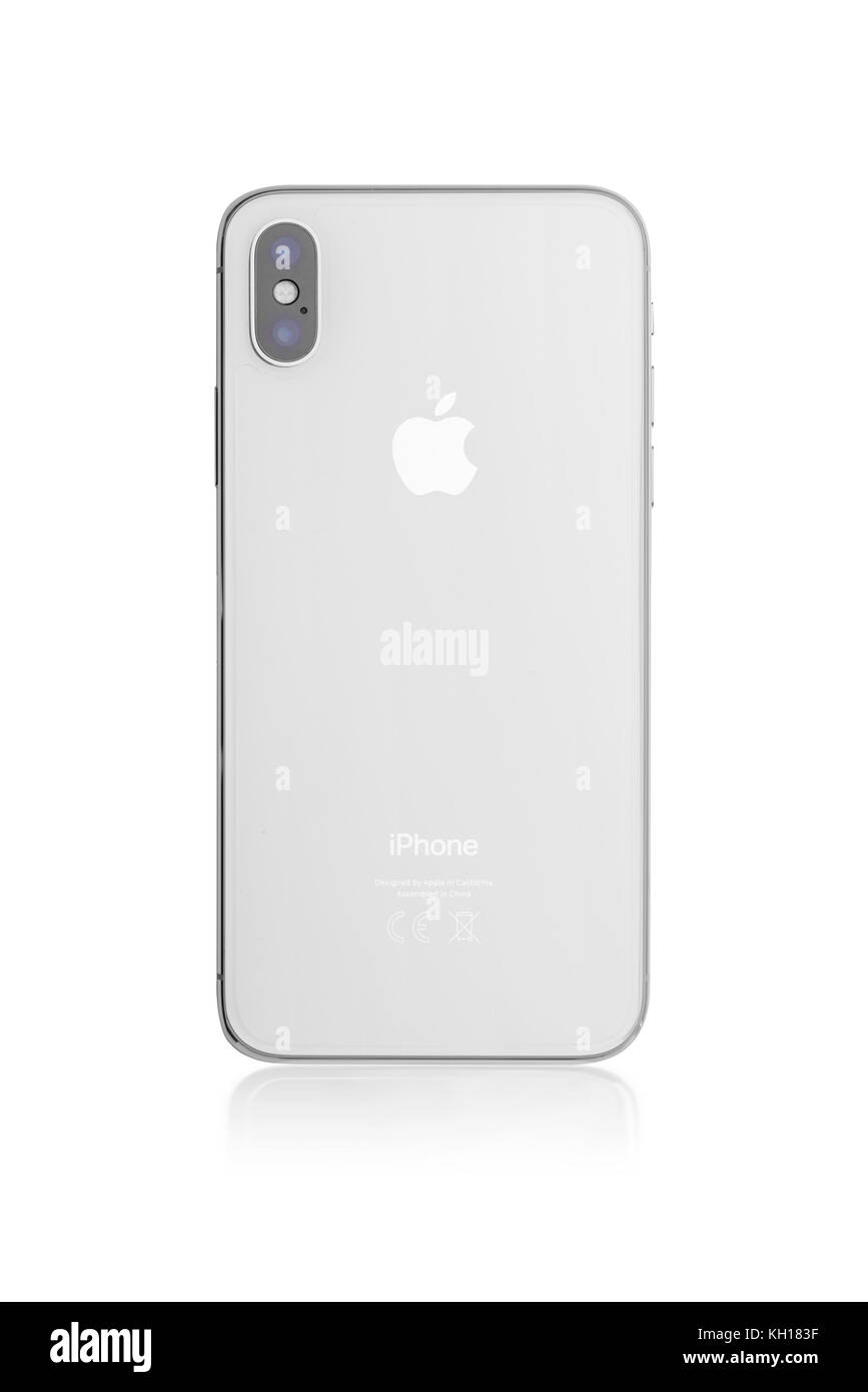 New iPhone X 10 on a white background, studio shot Stock Photo - Alamy