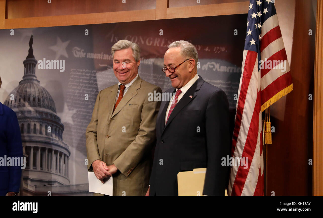 U.S. Rhode Island Senator Sheldon Whitehouse (left) and U.S. Senate
