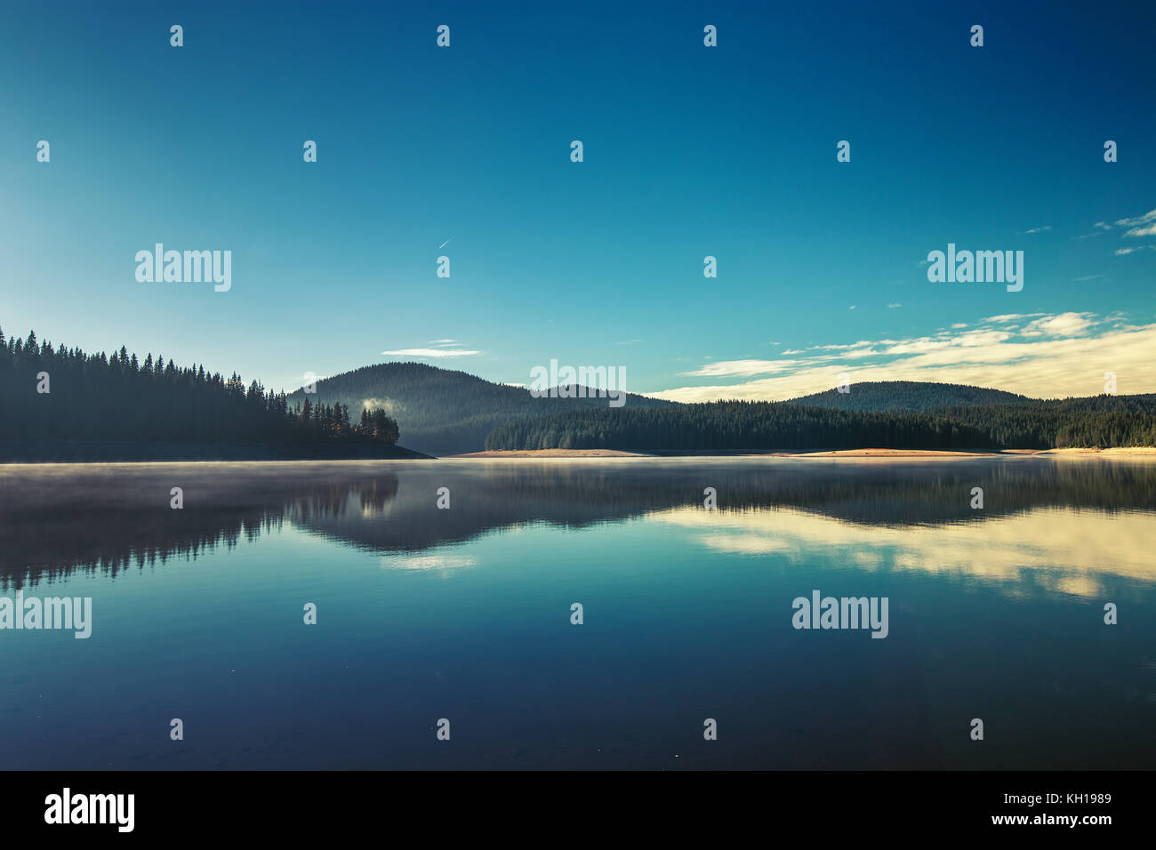 Beautiful Lake and mountains Stock Photo - Alamy