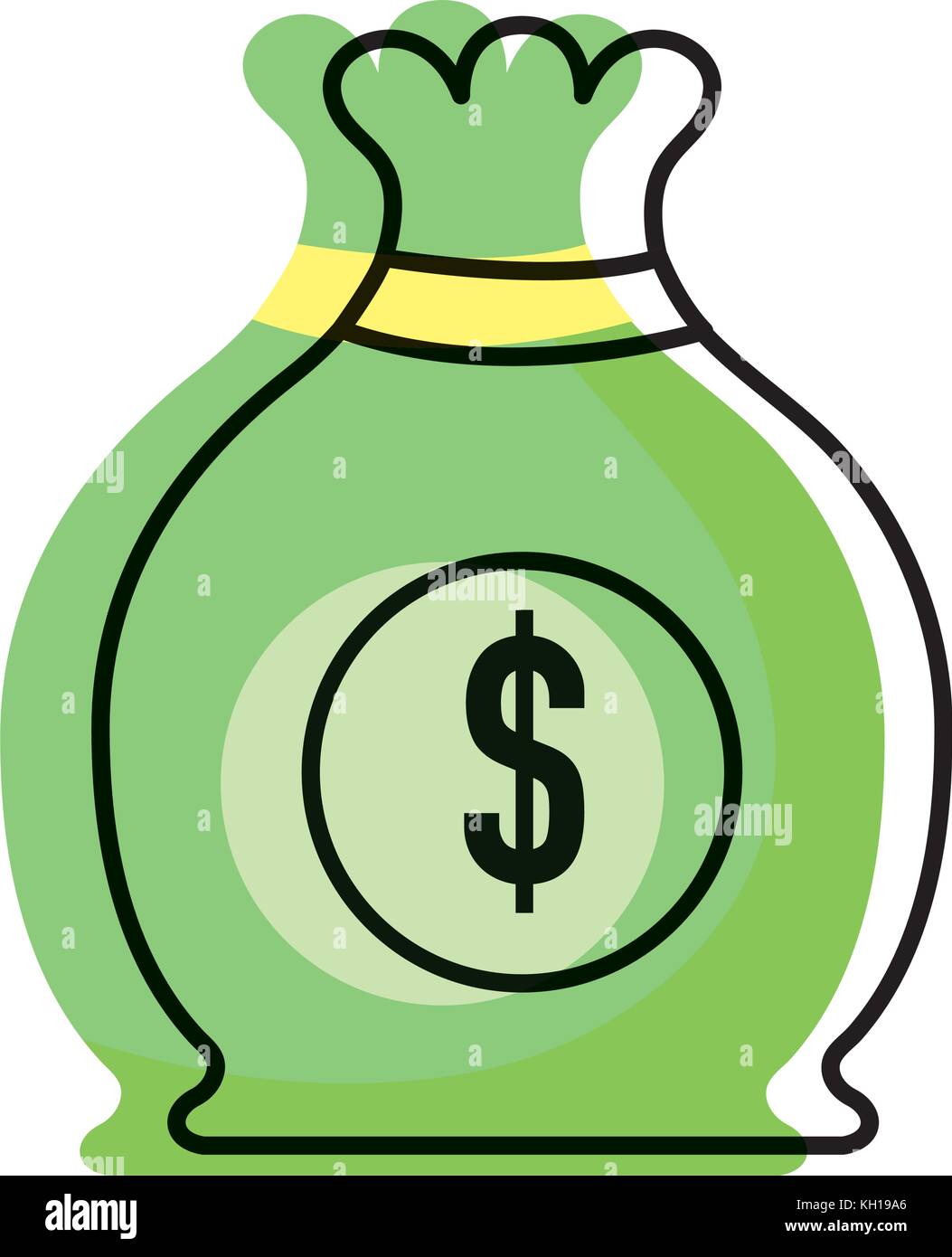 Isolated money bag design Stock Vector Image & Art Alamy