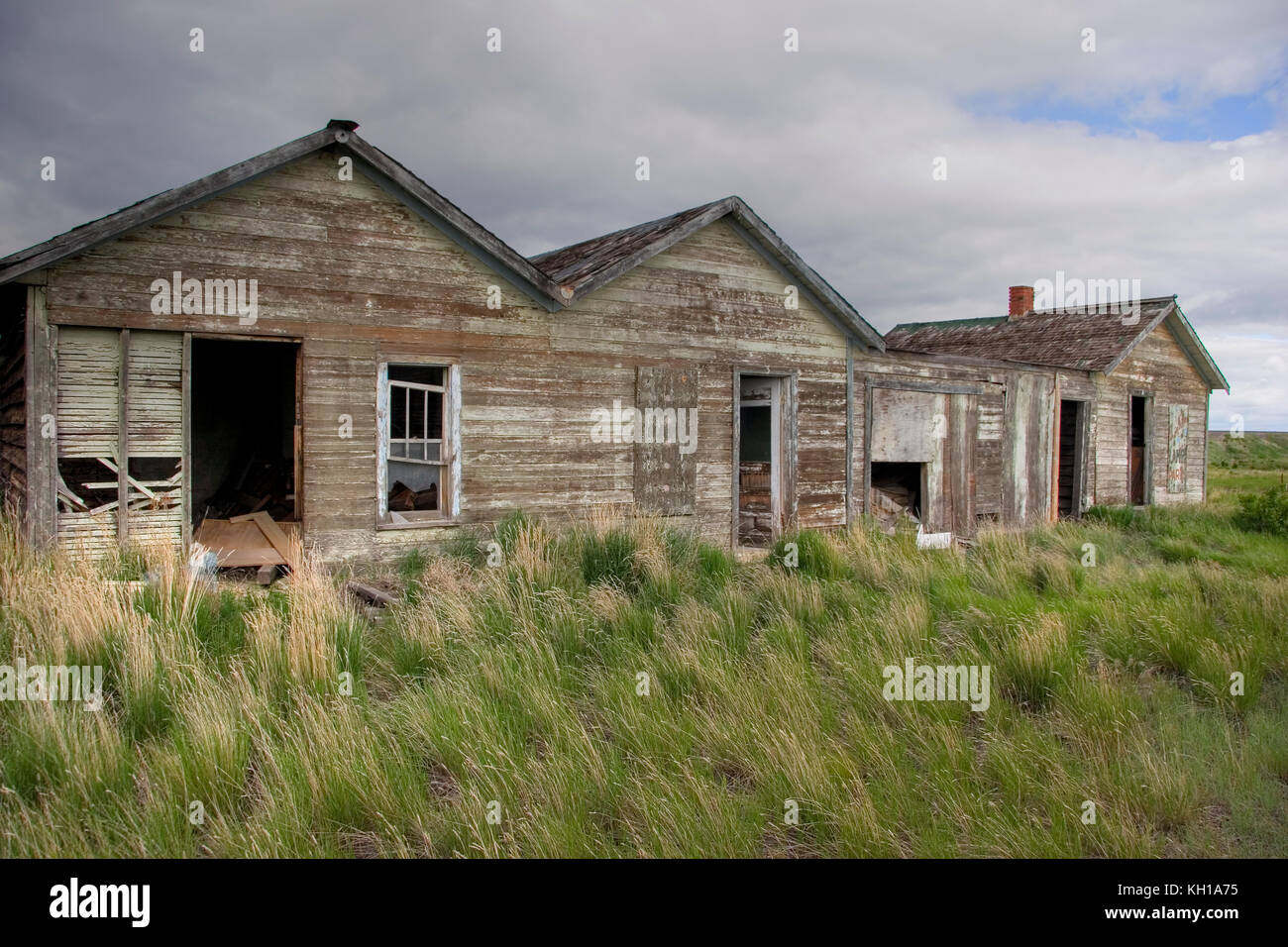 Abandoned buildings, Bosler, Wyoming ghost town Stock Photo Alamy