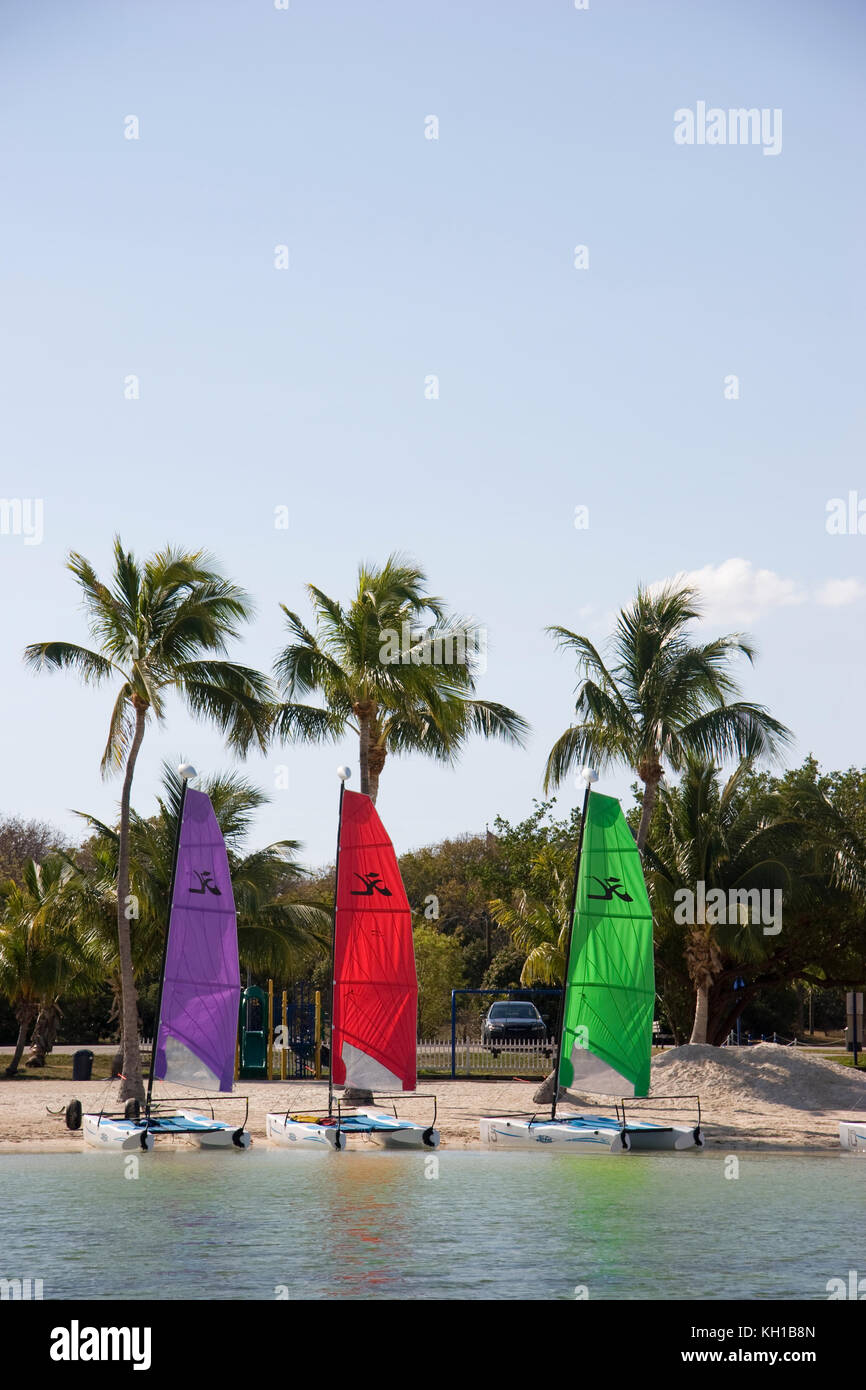 Hobie Cat sailboats, Islamorada, Florida Keys Stock Photo Alamy