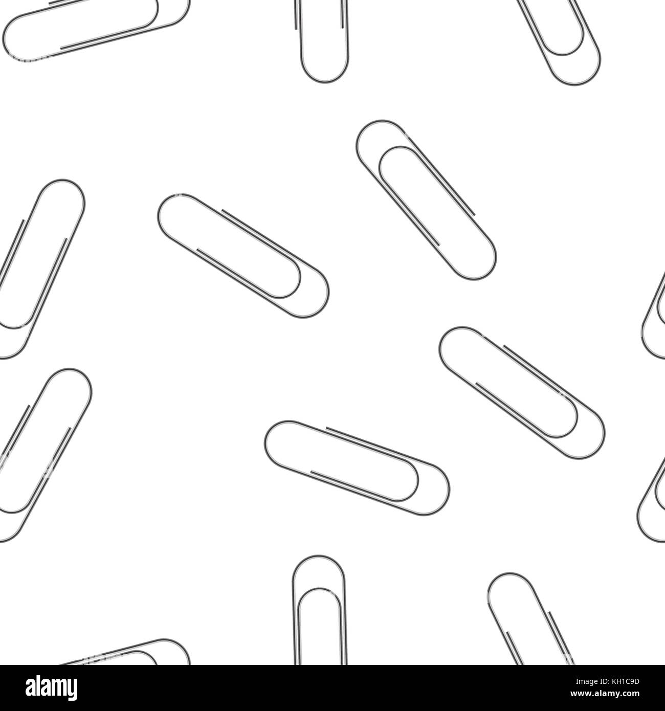Paper clip seamless pattern Stock Vector Image & Art Alamy