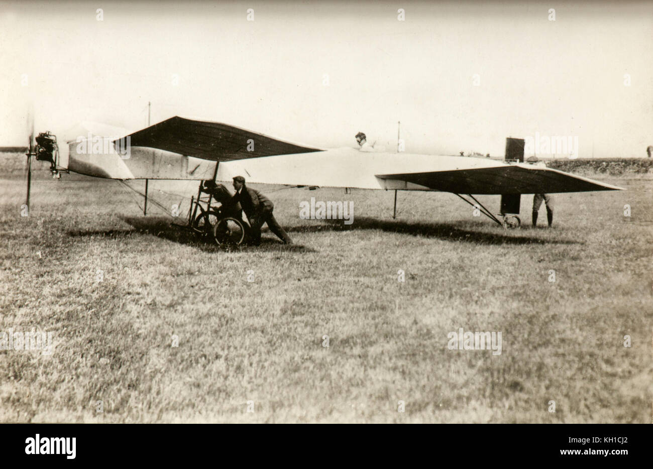 The monoplane, Astra (1908) Stock Photo