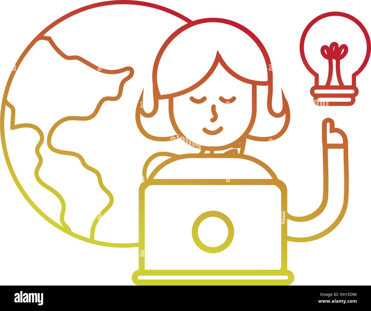 Isolated woman design Stock Vector Image & Art - Alamy