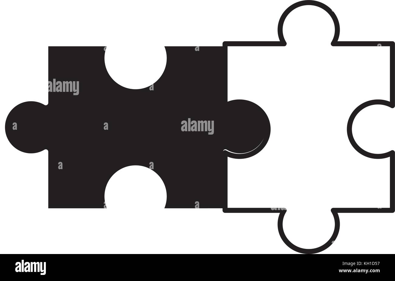 Isolated puzzle design Stock Vector Image & Art - Alamy