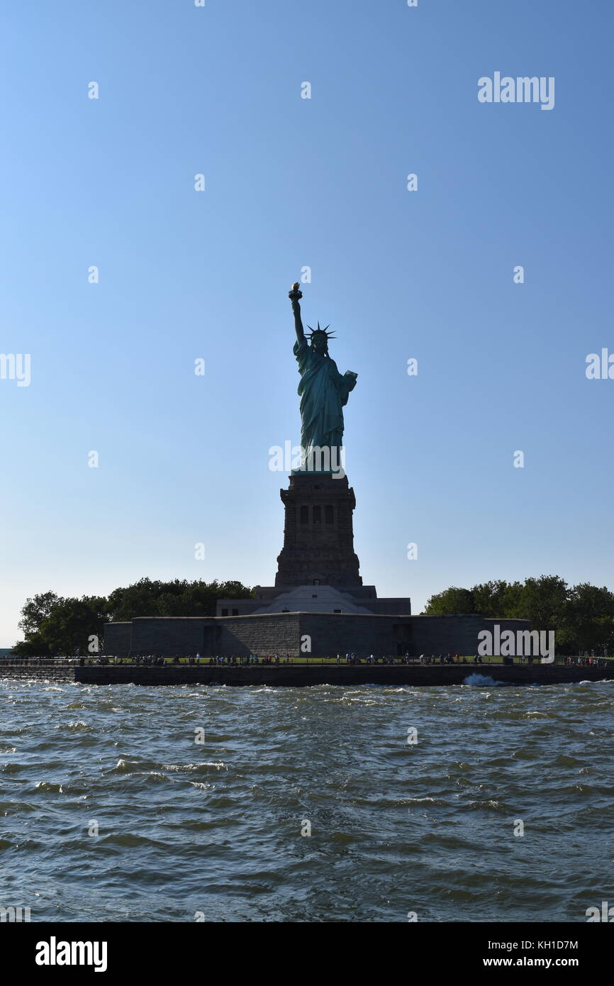 Statue of Liberty taken from the Staten Island Ferry, New York City