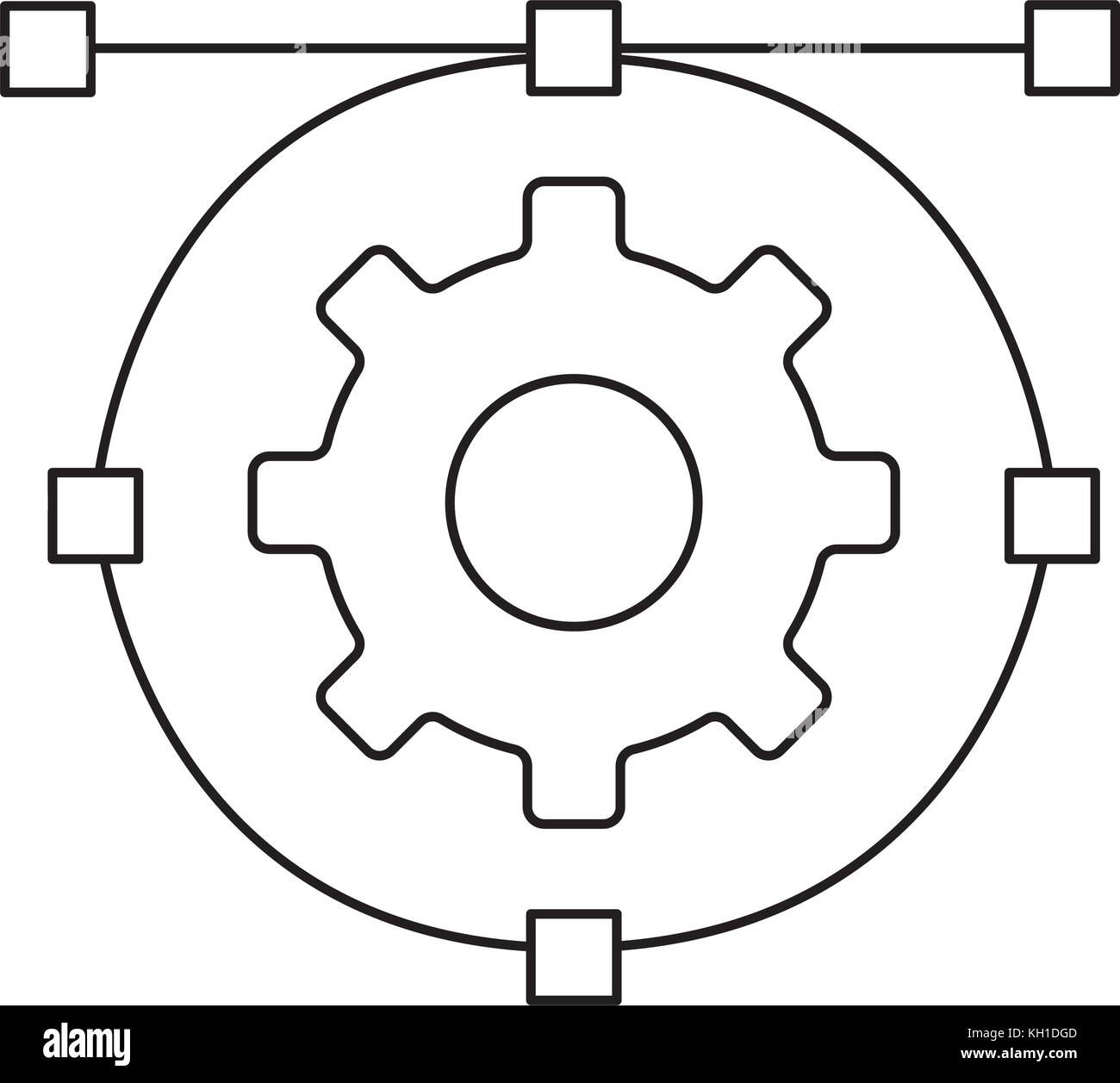 Isolated gear design Stock Vector Image & Art Alamy