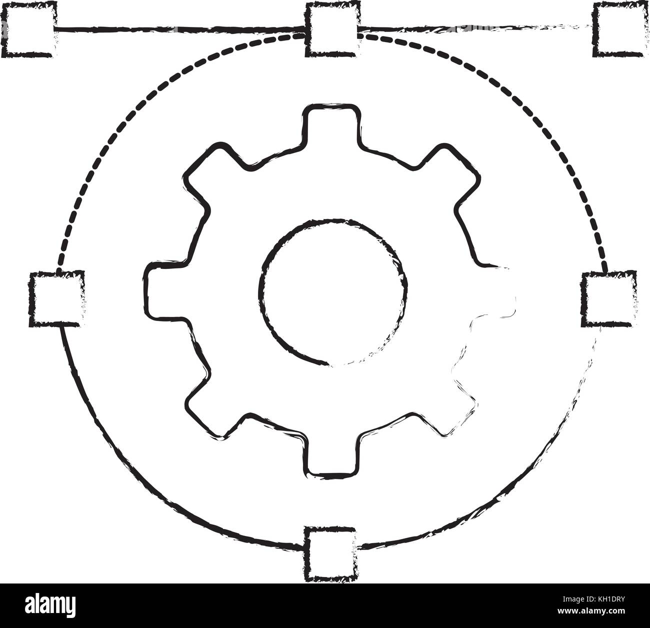 Isolated gear design Stock Vector Image & Art Alamy