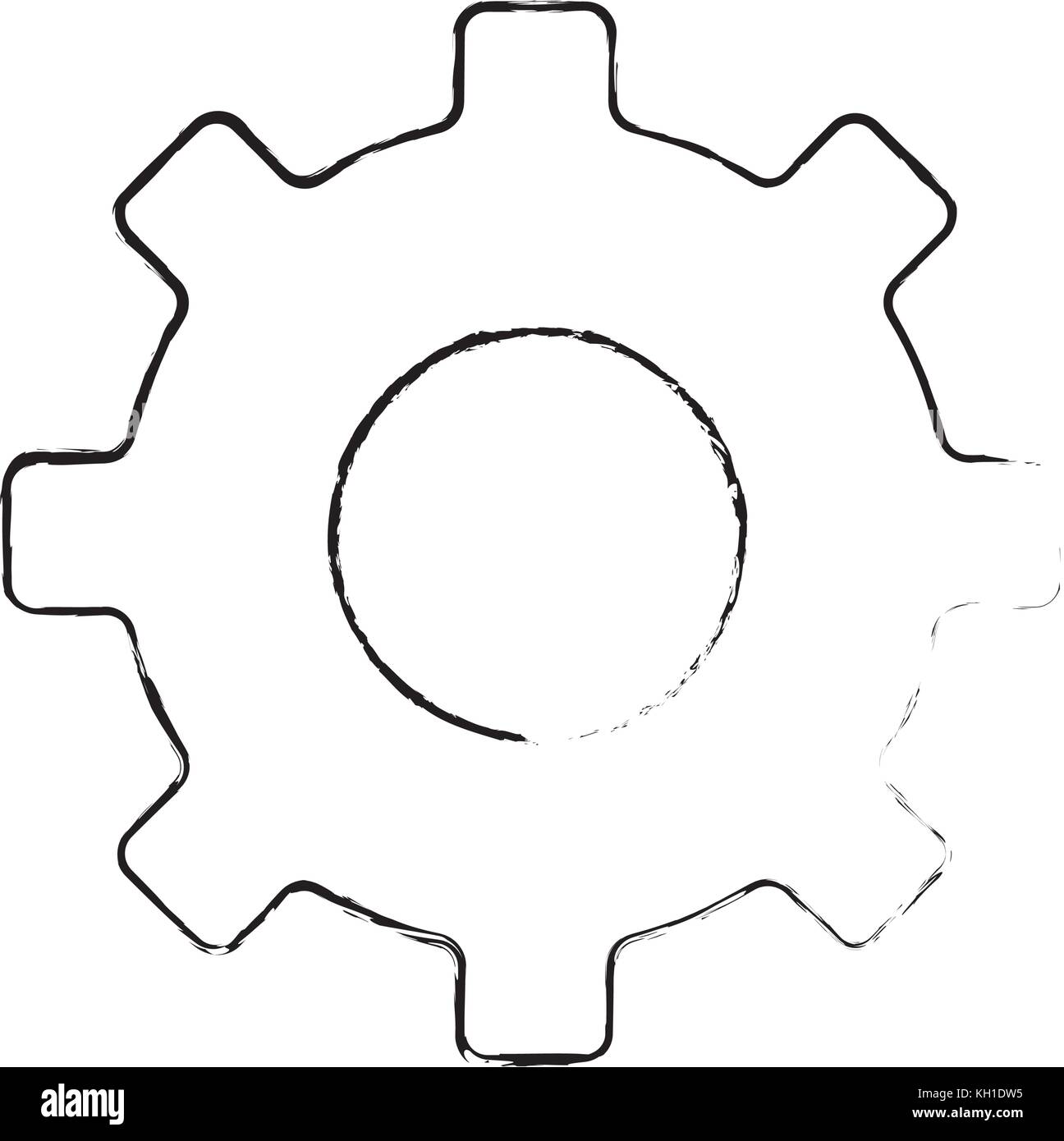 Isolated gear design Stock Vector Image & Art - Alamy