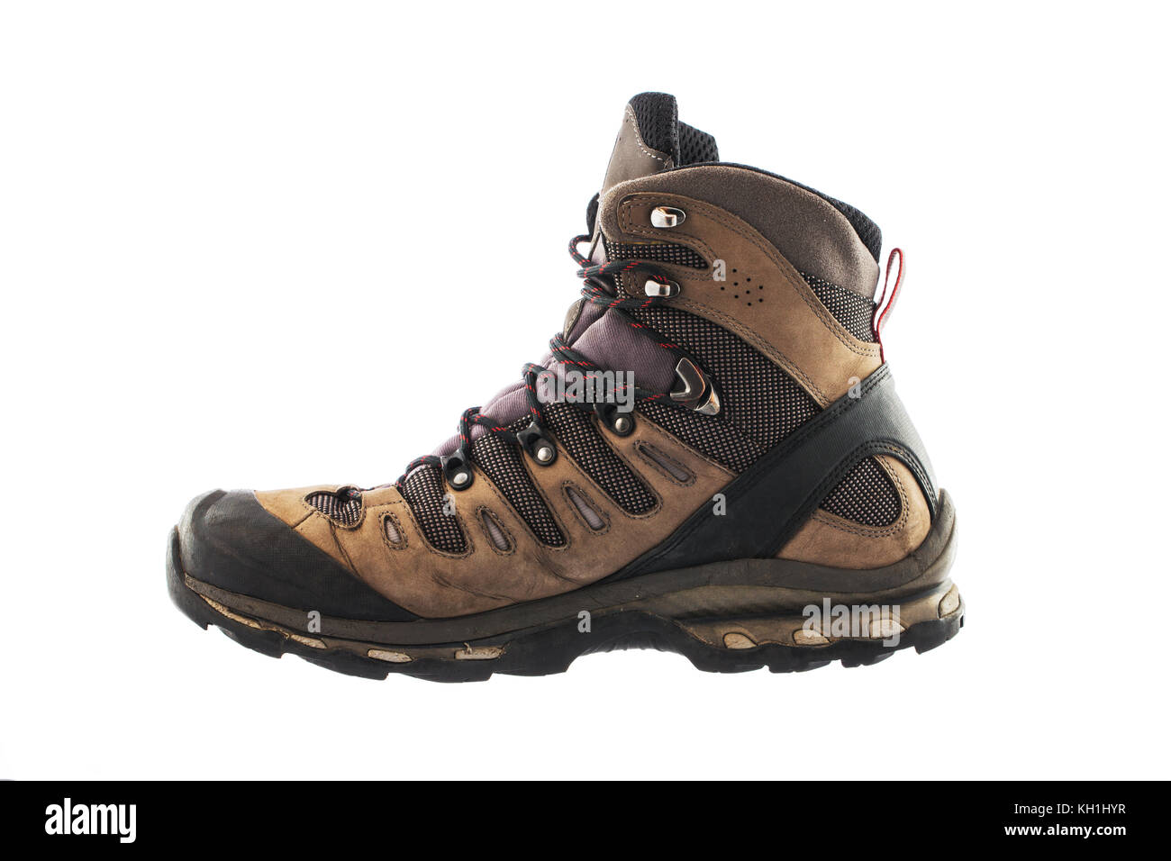 Climbing boots and isolated background hi-res stock photography and images  - Alamy