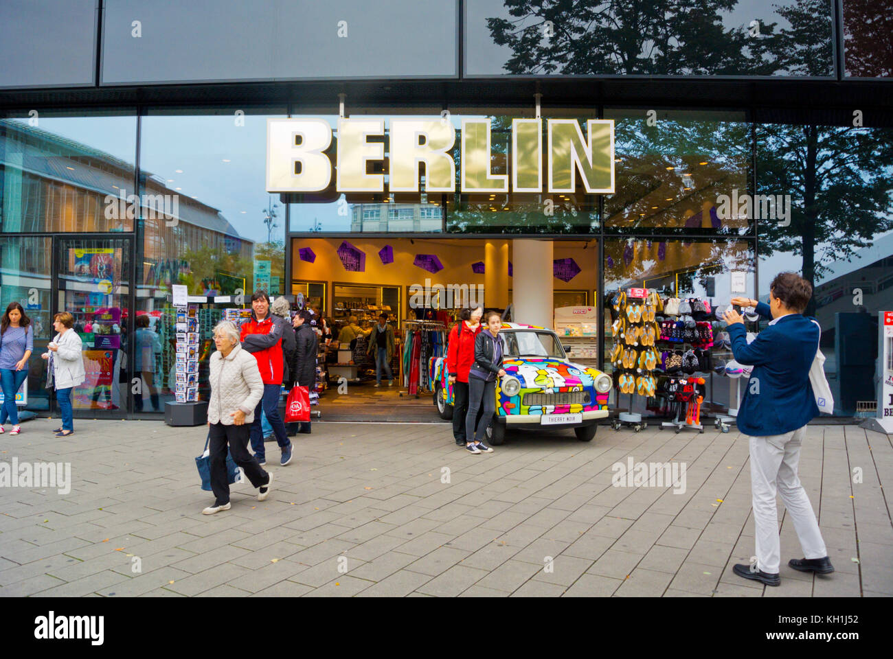 Berlin theme souvenir shop, Alexanderplatz, Berlin, Germany Stock Photo Alamy
