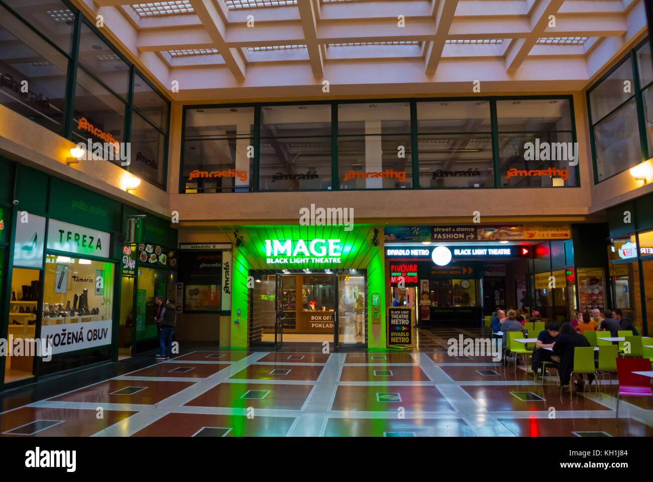 Palac Metro, Prague, Czech Republic Stock Photo - Alamy