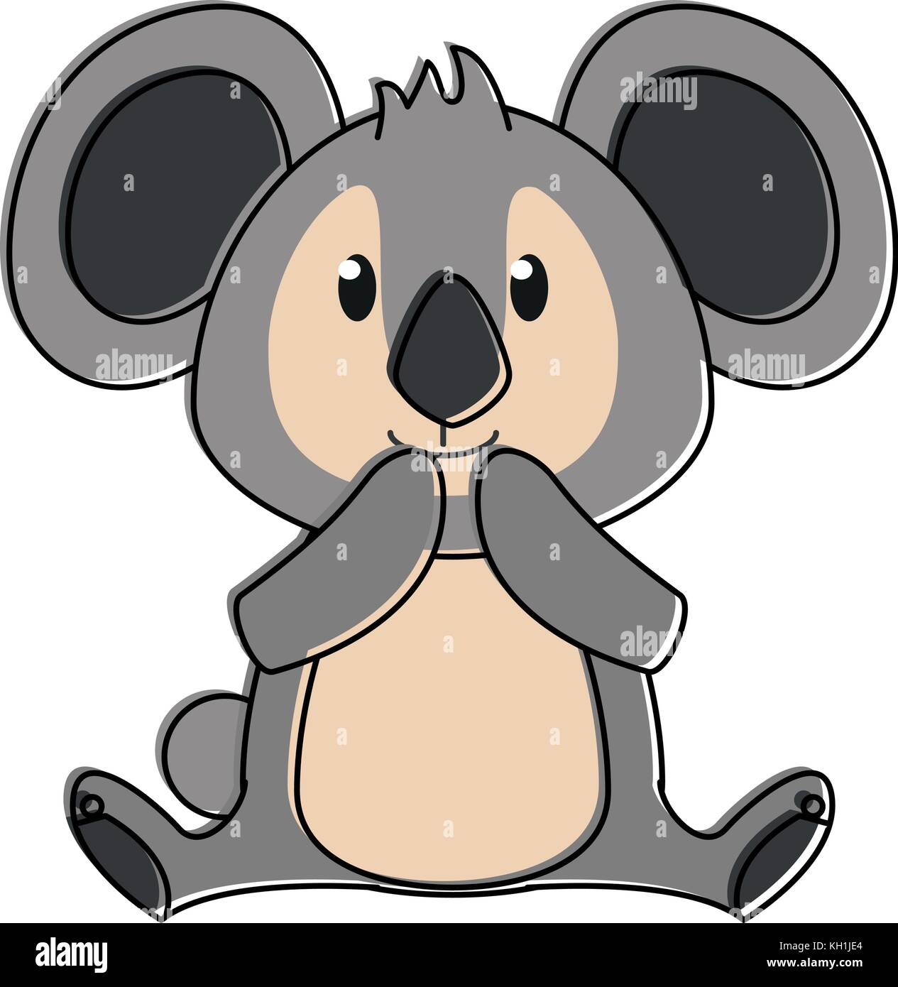 Cute koala cartoon Stock Vector Image & Art Alamy