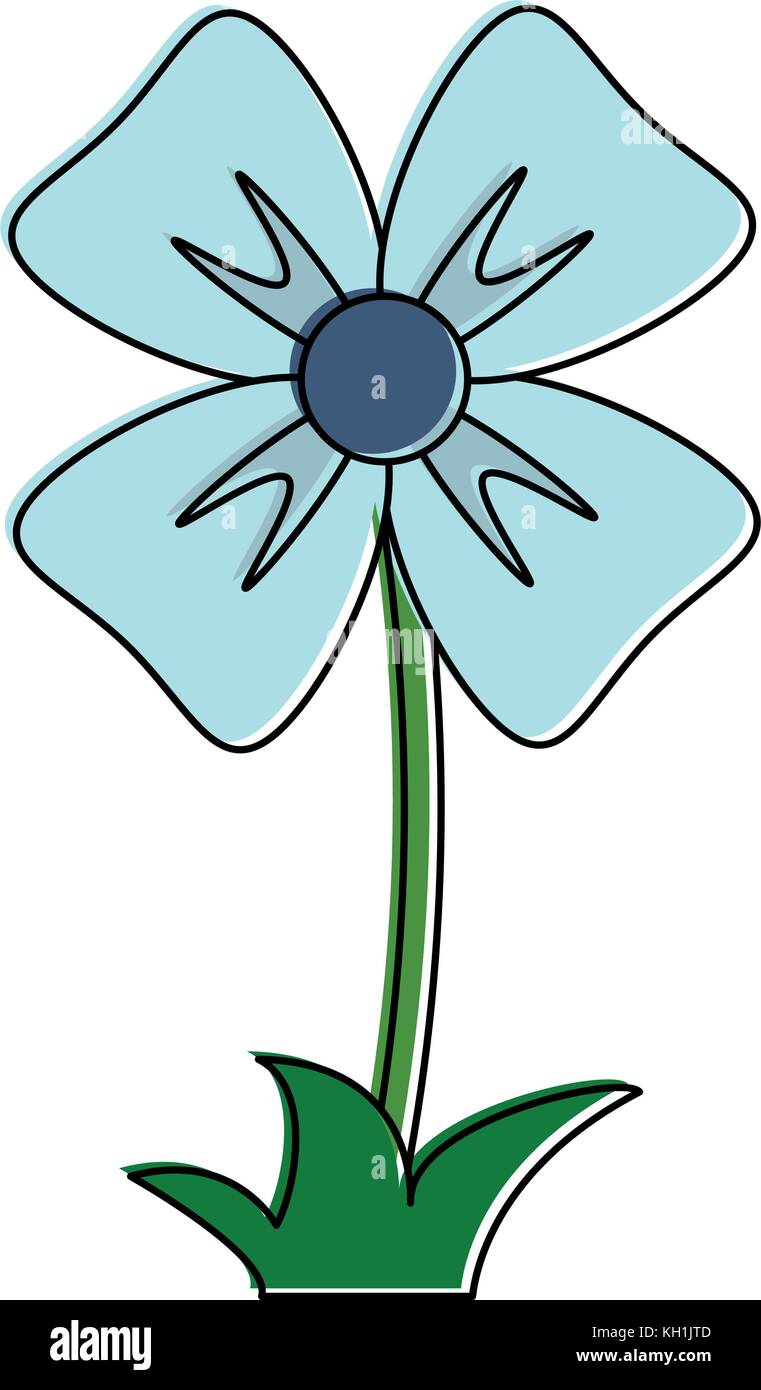 Beautiful flower symbol Stock Vector Image & Art Alamy