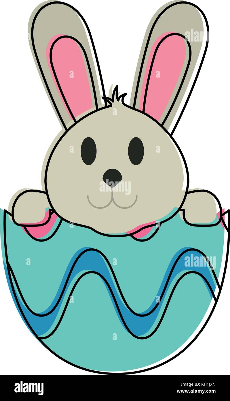 Cute bunny cartoon Stock Vector Image & Art - Alamy