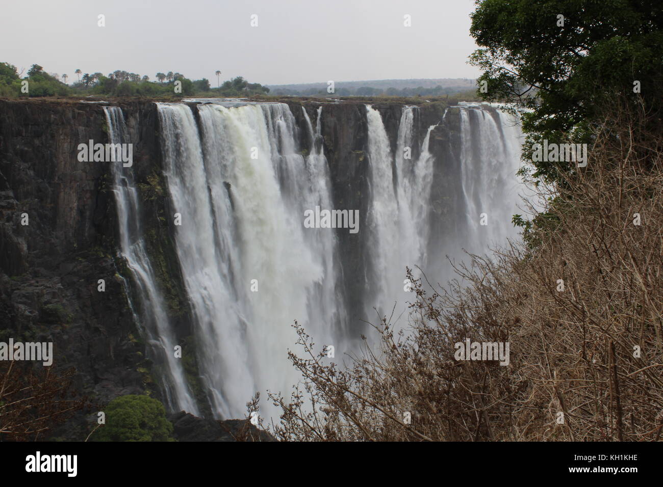 Victoria Falls waterfall Zimbabwe Stock Photo