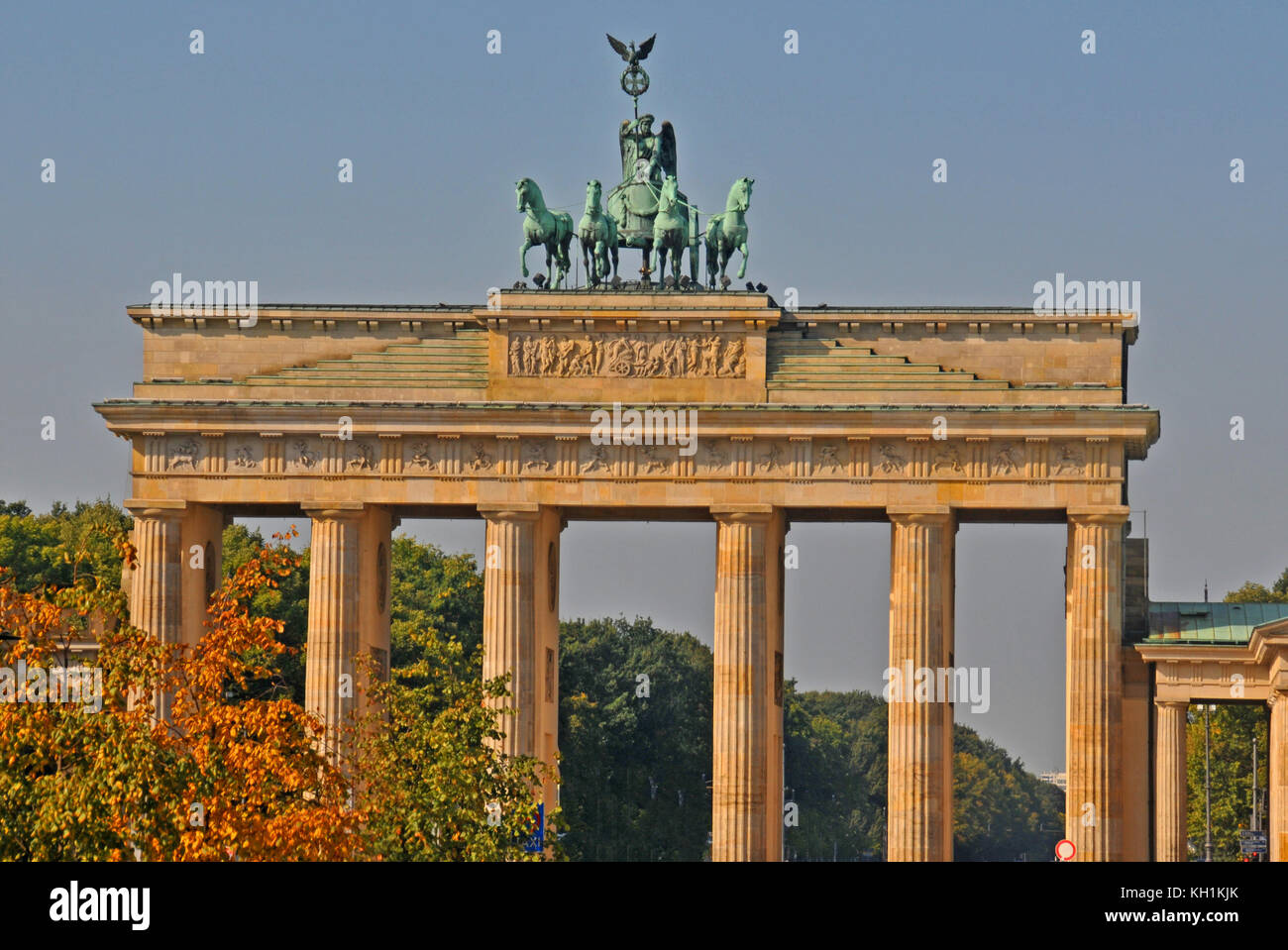 The Brandeburg gate, Berlin, Germany Stock
