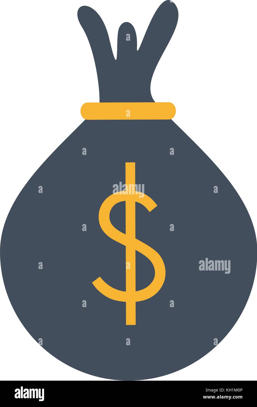 Money bag isolated Stock Vector Image & Art - Alamy