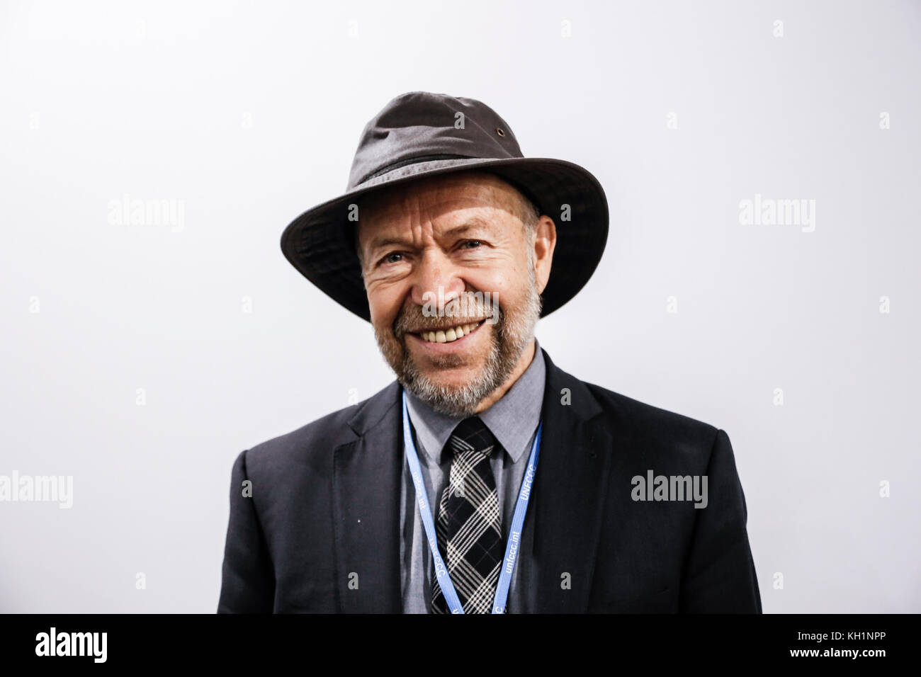 James Hansen at the COP23 Fiji conference in Bonn, Germany on the 10th of November 2017. COP23 if organized by UN Framework Convention for Climate Cha Stock Photo