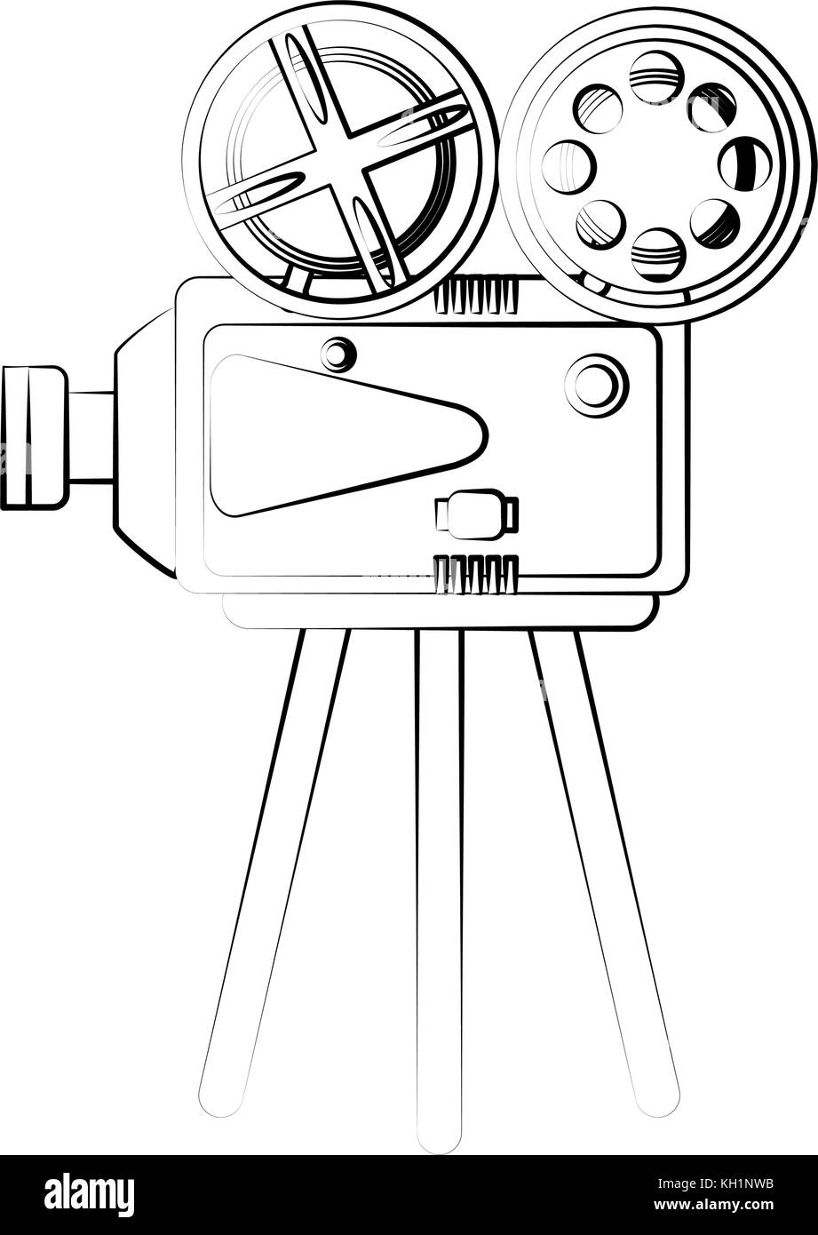 Movie camcorder technology Stock Vector Image & Art Alamy