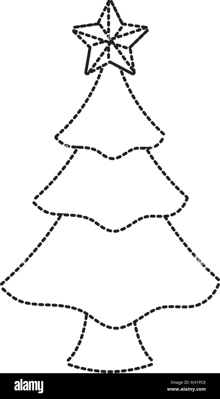 christmas tree vector illustration Stock Vector Image & Art - Alamy