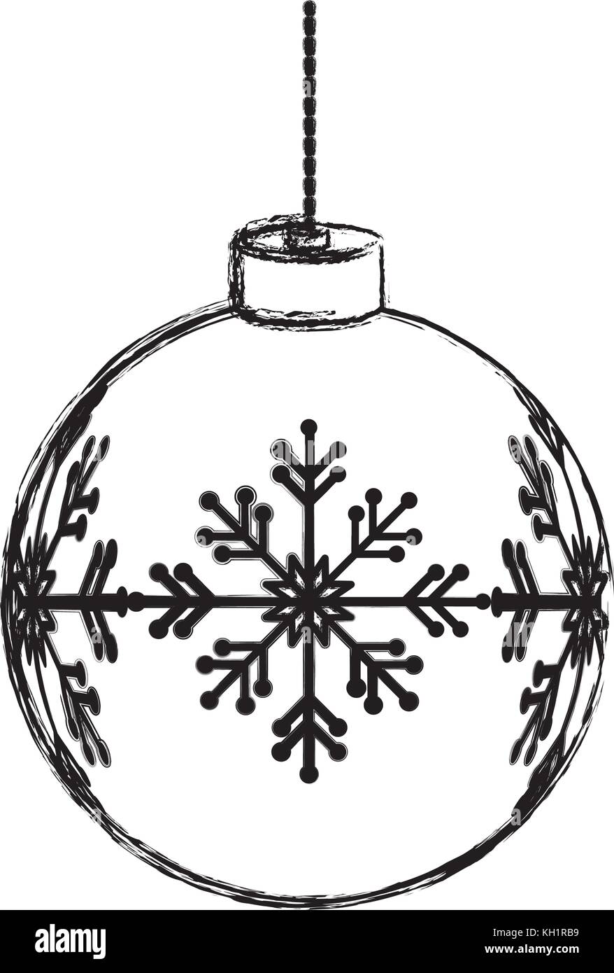 christmas ball vector illustration Stock Vector Image & Art - Alamy