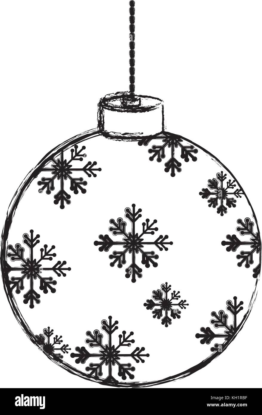 christmas ball vector illustration Stock Vector Image & Art - Alamy