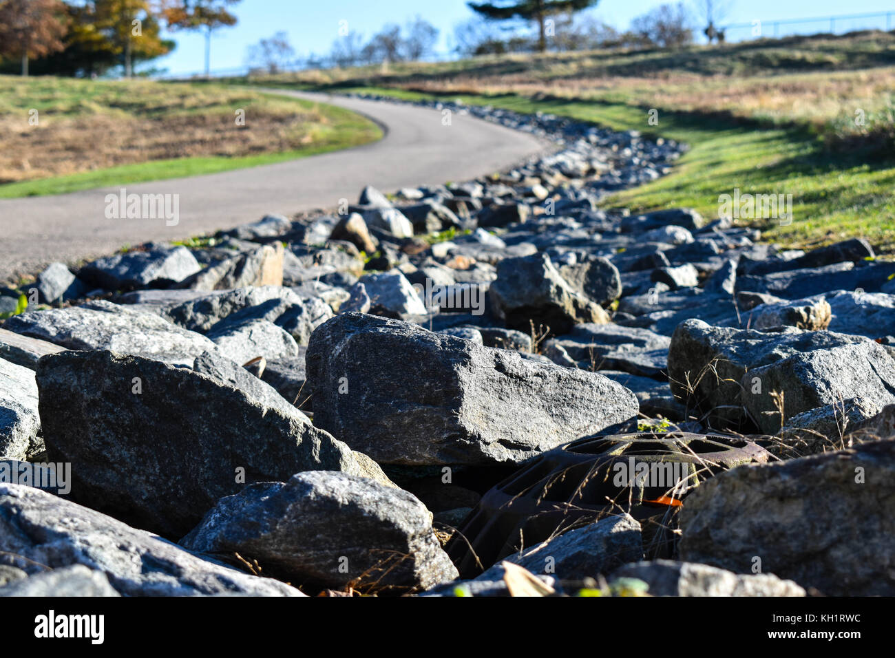 Rocky Hills in Boston Stock Photo - Alamy