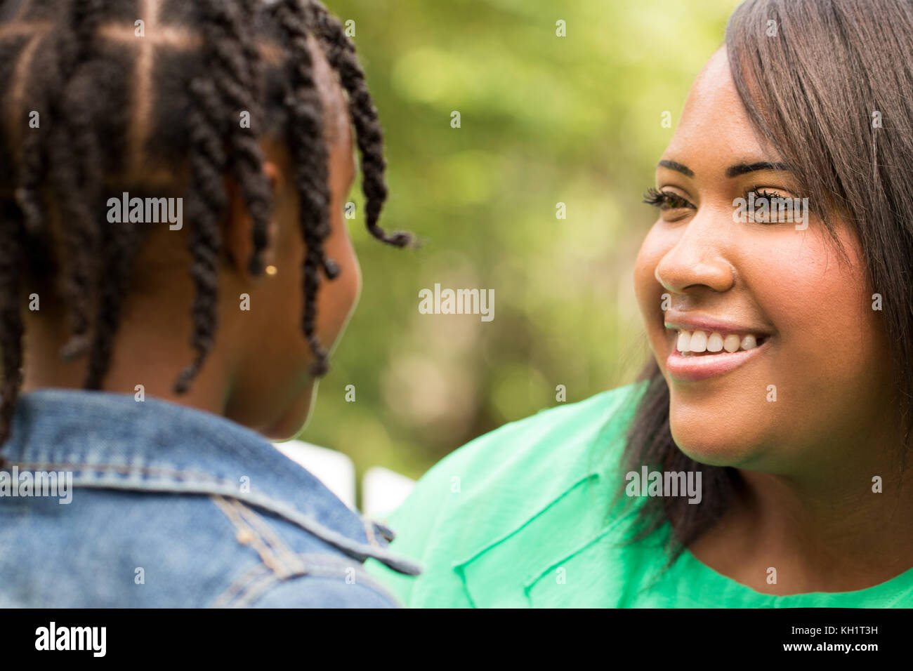 Portrait of a happy African American family Stock Photo - Alamy