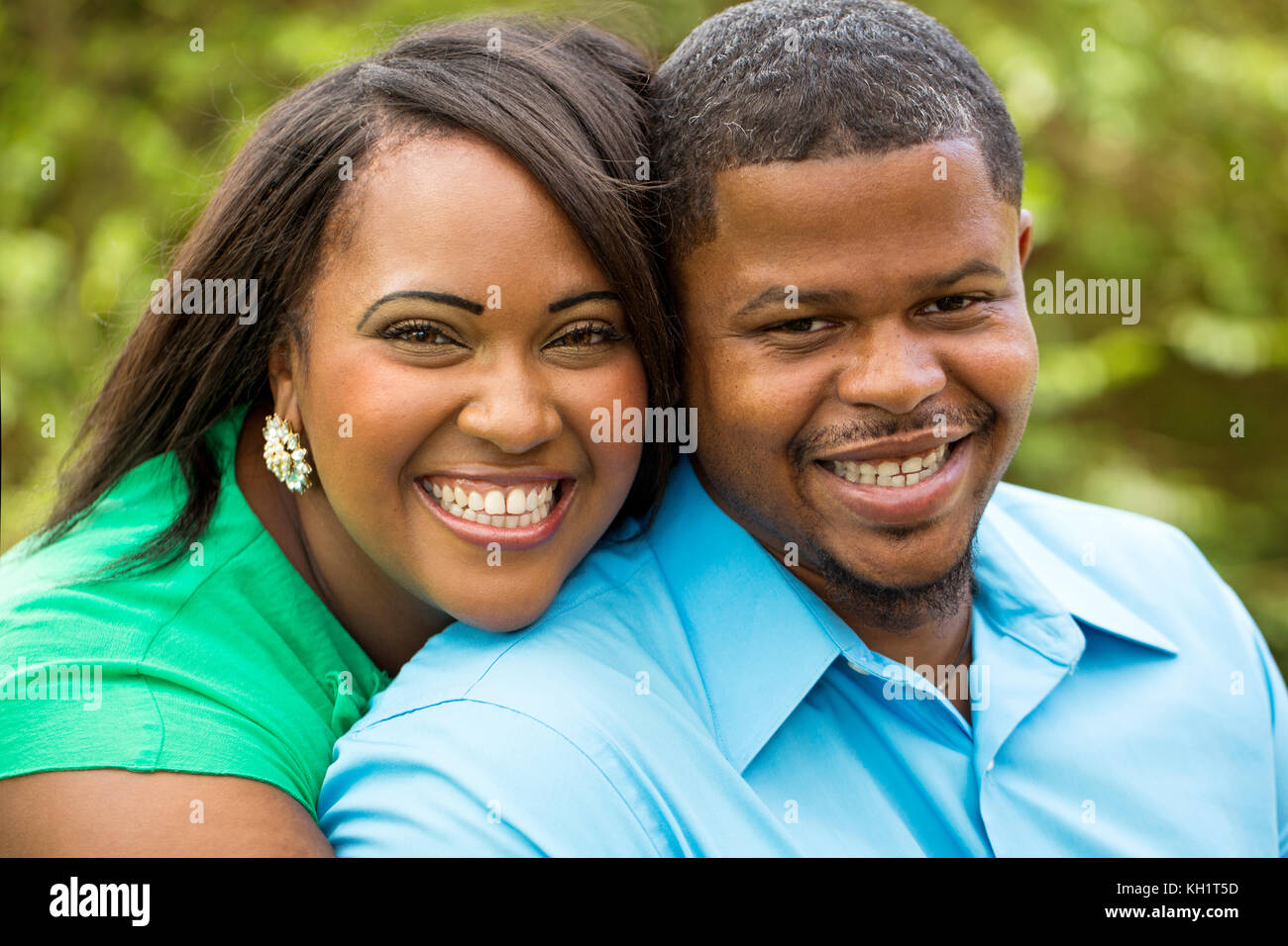 Portrait of a Happy African American couple Stock Photo - Alamy