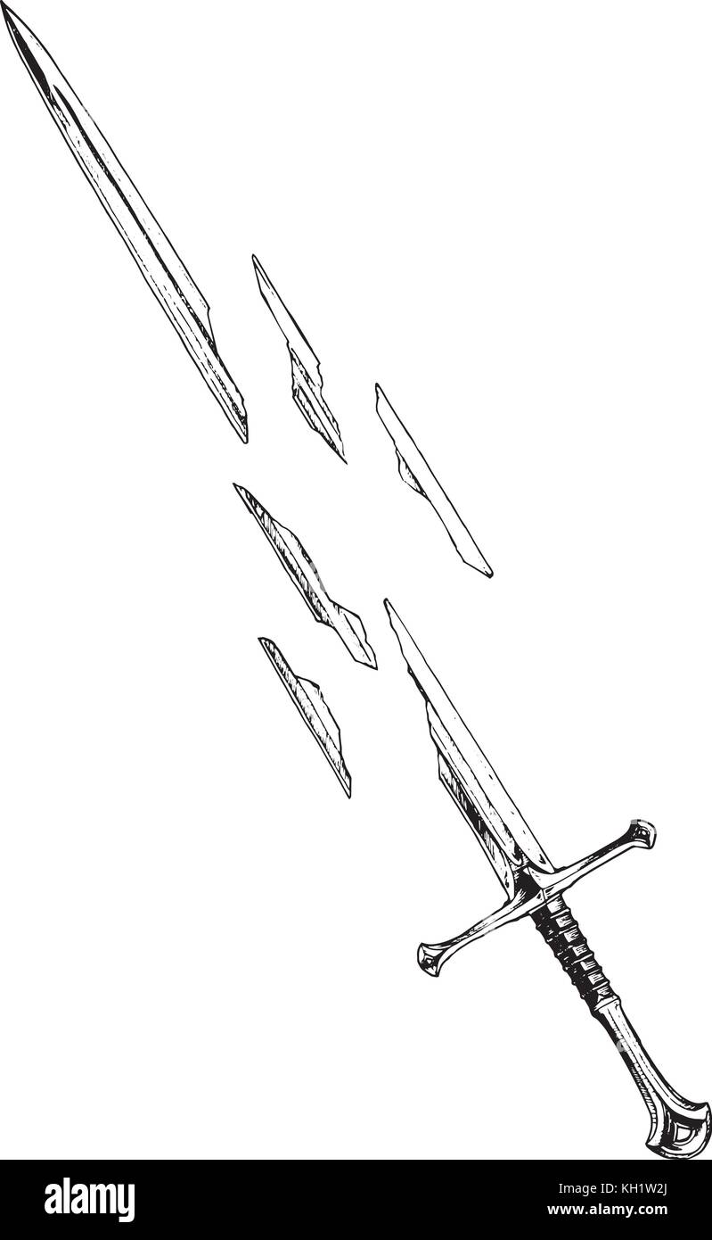 Broken sword tattoo - Imageix