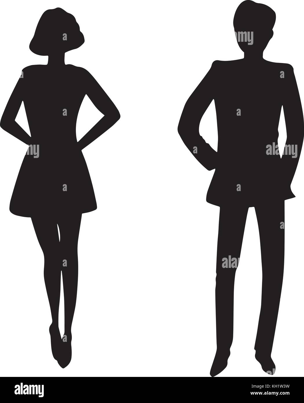 Man and woman Stock Vector Image & Art - Alamy