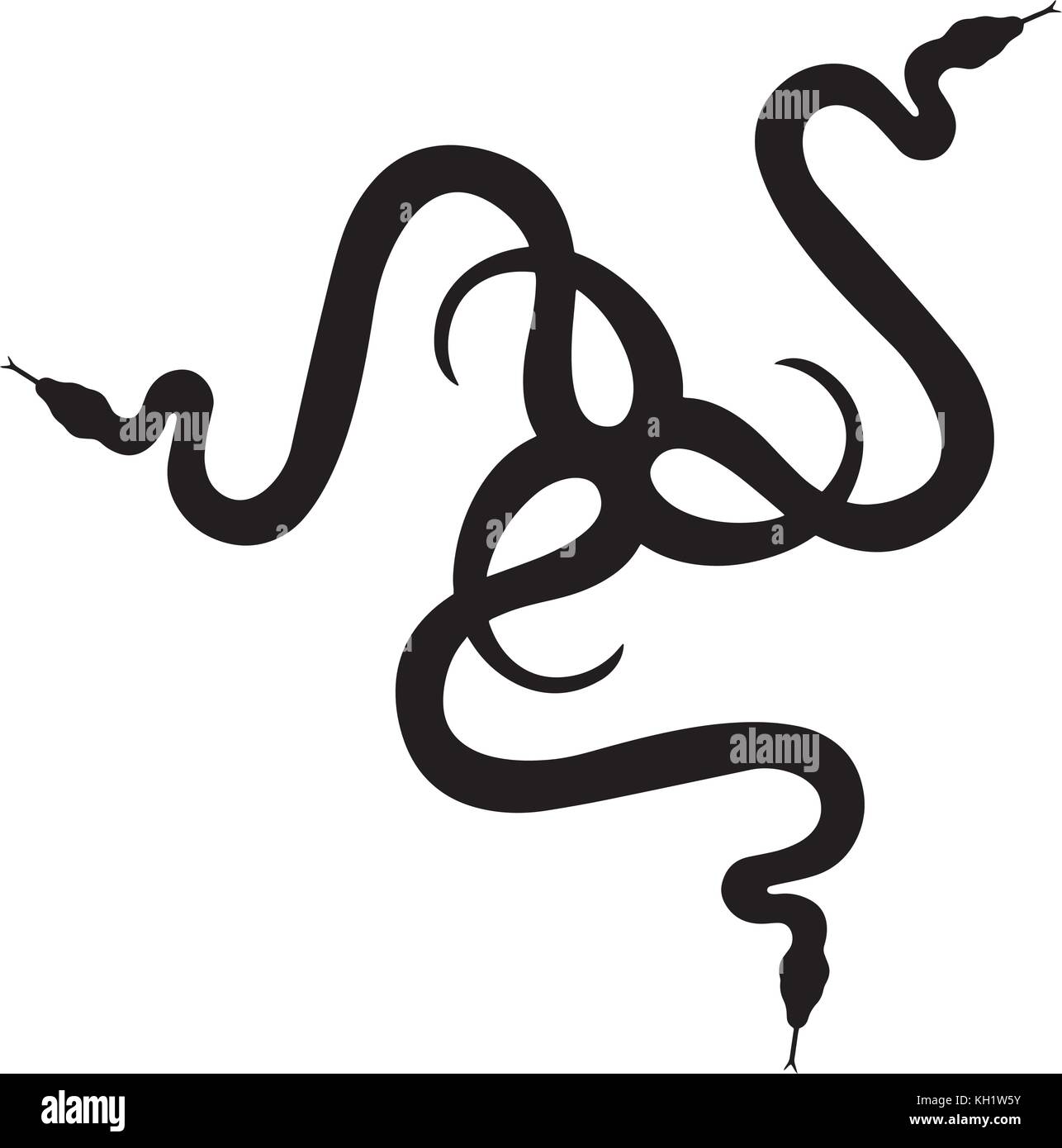 Snake logo Stock Vector