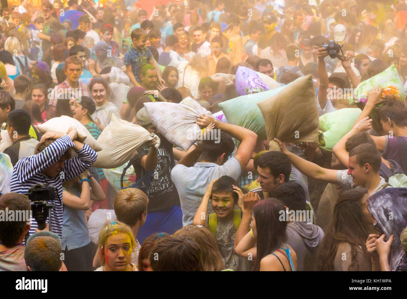 Young people having fun Stock Photo - Alamy