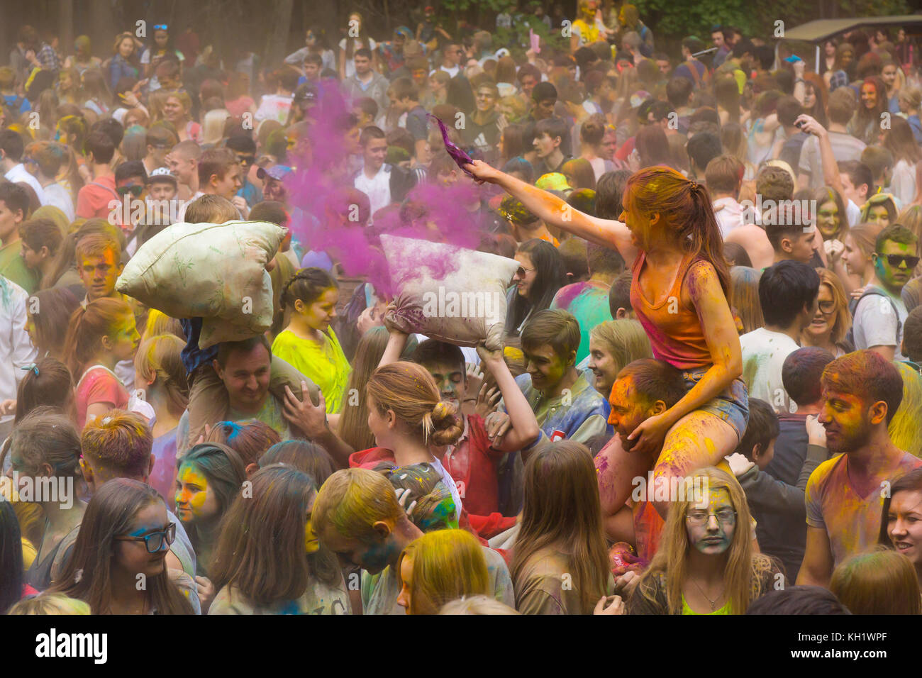 Young people having fun Stock Photo - Alamy