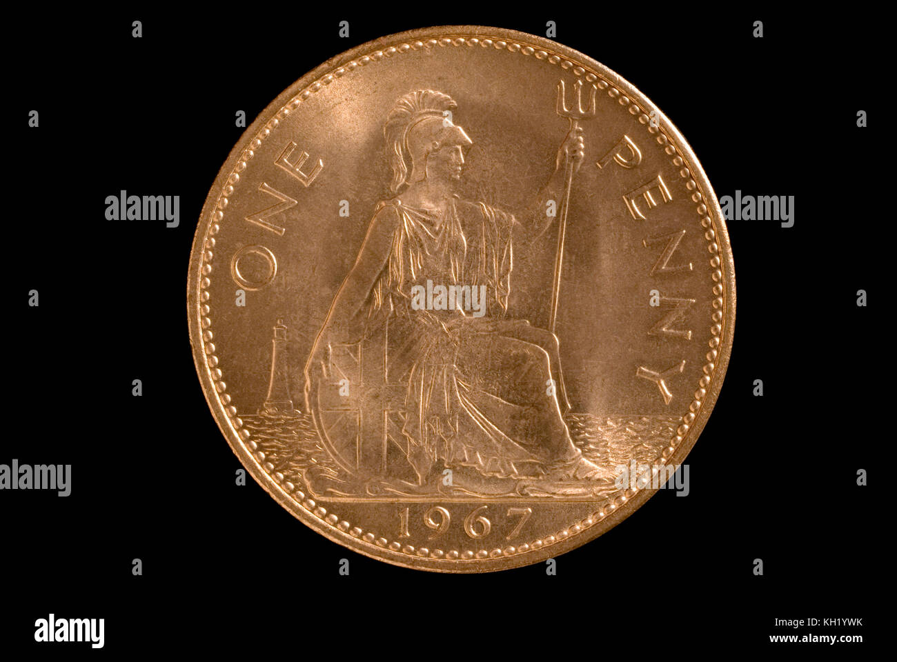 1967 penny reverse hi-res stock photography and images - Alamy