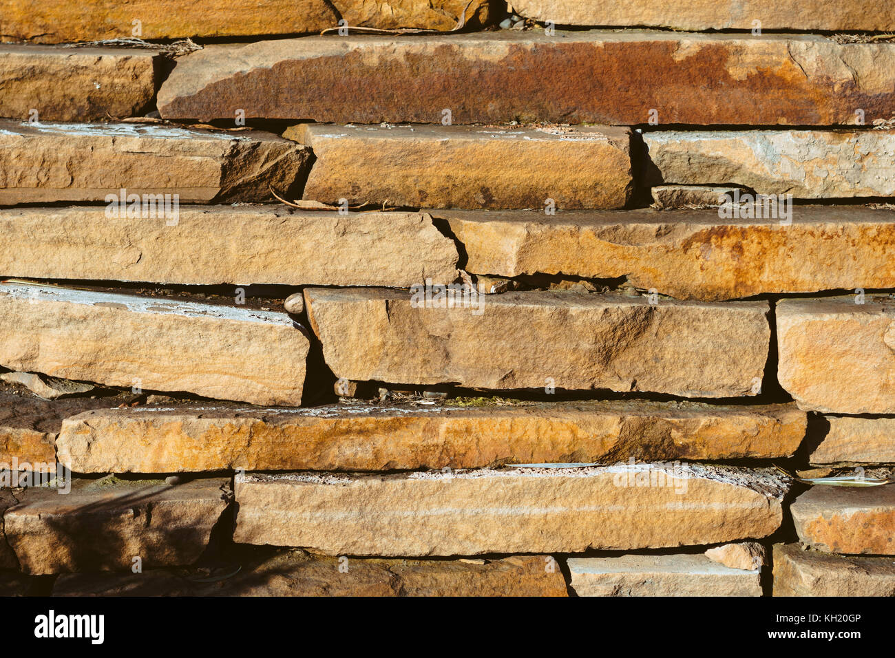 Seamless texture, background, stone lined with granite walls. sandstone ...