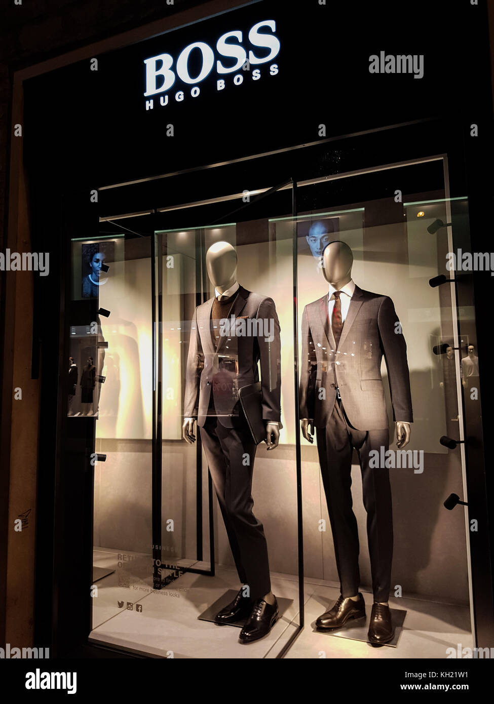 Hugo Boss shop in Florence, Italy Stock Photo - Alamy