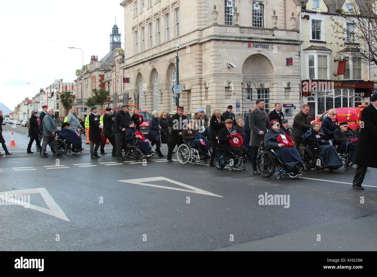 Remembrance Sunday Parade Llandudno Wales Stock Photo Alamy Remembrance sunday parade llandudno wales stock photo alamy