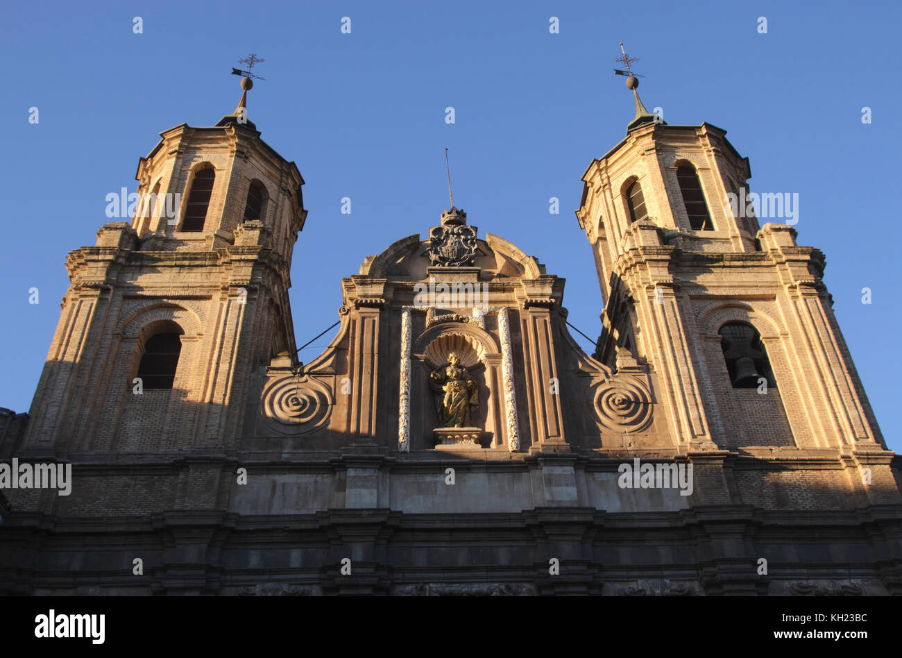 Church of Santa Isabel de Portugal  Zaragoza Spain Stock Photo