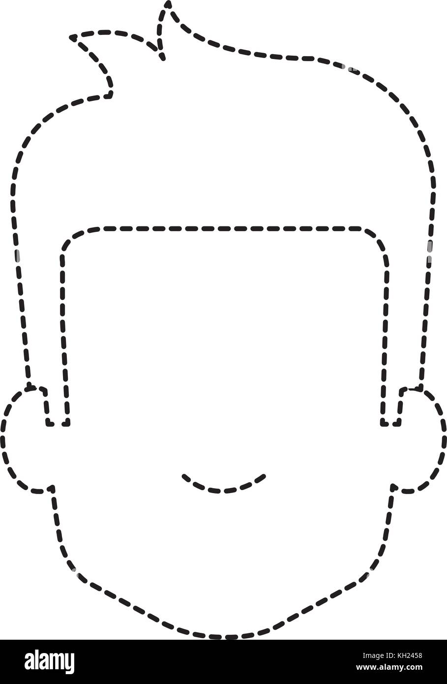 young man head avatar character Stock Vector Image &amp; Art - Alamy