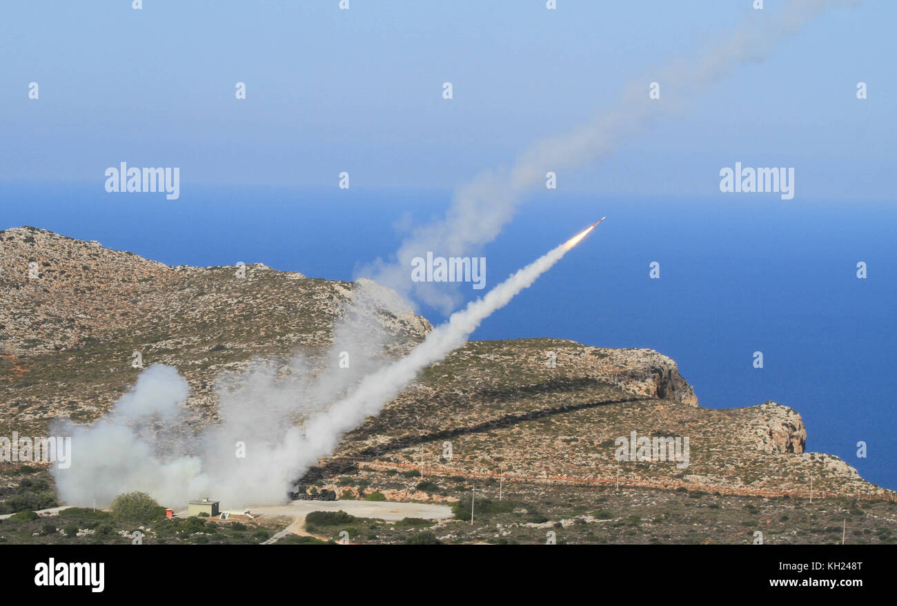 Patriot Missile System Stock Photo