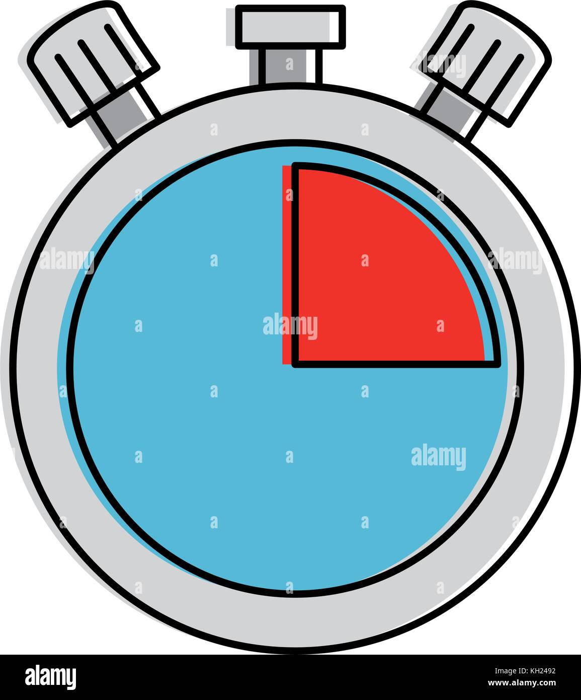 chronometer timer isolated icon Stock Vector Image & Art - Alamy
