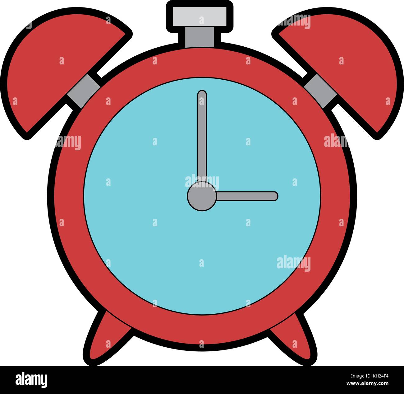 alarm clock isolated icon Stock Vector Image & Art - Alamy